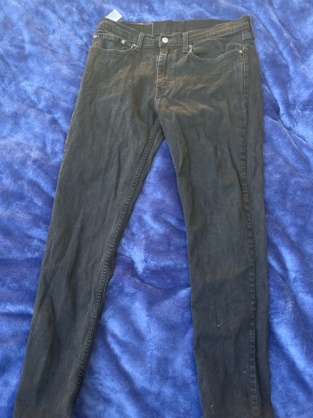Levi's Black Slim Straight Jeans